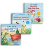 Pachet Olina Ortiz (3 carti): 1. Zuzulina vrea in barca; 2. Malaita, Malaita, hai sa prinzi o gargarita; 3. Camionul Rum-Fum-Fum - Olina Ortiz