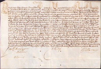 PM254N Bulă papală emisă de Papa Benedict al XIV-lea, 1744, pe pergament foto