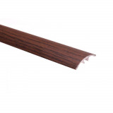 Profil de Trecere cu Functie Dubla cu Surub Ascuns, Aluminiu, 50 mm x 2.7 m, Culoare Wenge, Profil Trecere, Profil Trecere Gresie, Profil Trecere Parc, Temad