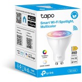 Bec led wireless, 350lm, 2.9W, fasung GU10, temperatura culoare 2200K - 6500K , control.cu aplicatia.Tapo, TP-Link