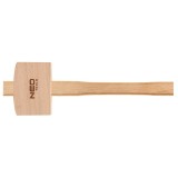 Ciocan din lemn 315g, 100x70x46 mm, lungime 320 mm NEO TOOLS 25-076 HardWork ToolsRange
