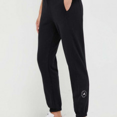 adidas by Stella McCartney pantaloni de trening culoarea negru, uni IB6860