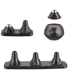 Set 9 piese de masaj Crane, cu declansare, negru