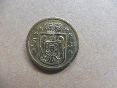 ROMANIA 5 LEI - 1930, KN - Kings Norton Mint (164) foto