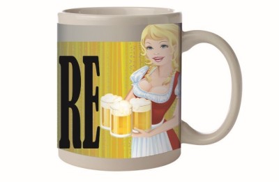 Cana alba personalizata bere, INOVATIX&amp;reg;. 330ml foto