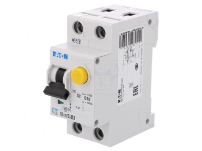 &amp;Icirc;ntrerupător RCBO 10A 30mA 1P+N 230VAC IP20 foto