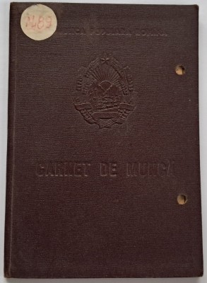 Carnet de munca, RSR foto