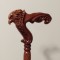 Elegant baston m&acirc;nar vultur sculptat integral manual,piesa deosebia