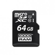 Card memorie GoodRam microSD 64 GB clasa 10 + adaptor cls 10 M1AA-0640R11