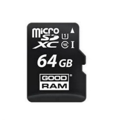 Card memorie GoodRam microSD 64 GB clasa 10 + adaptor cls 10 M1AA-0640R11 foto