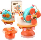 Jucarie Interactiva cu ventuză pentru bebe Melcul cu Morișcă "Windmill Snail"