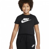 G NSW TEE CROP FUTURA DA6925-012-S, Nike