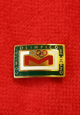 Insigna - Comitetul Olimpic din MEXIC foto