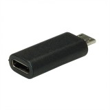 Adaptor micro USB 2.0 la USB-C T-M Negru, Value 12.99.3192