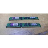 Ram PC Kingston 2gb 2X1GB KVR1333D3N9K2-2G