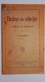 DOINE DE VITEJIE -DOINE DE ADMIRATIE PENTRU GENERAL MOSOIU -Z.SANDU - SIBIU 1923