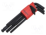 Set chei imbus sferice ProTanium&reg; BONDHUS, oțel GorillaProof&reg;