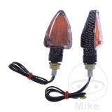 MBS Set semnalizari carbon 12V 21W BAY9S, brat scurt, M8 x 20 mm, Cod Produs: 7050974MA