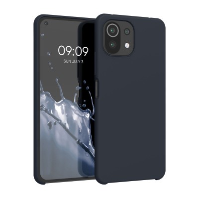 Husa pentru Xiaomi Mi 11 Lite 5G, Silicon, Albastru, 54730.186, kwmobile foto