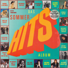 Das Sommer Hits Album (1987, WEA) Disc vinil compilatie synth, disco, rock foto