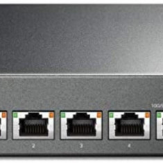 Switch TP-Link TL-SX105, 5 porturi 10G, Desktop, metal, Standarde și Protocoale: IEEE 802.3, 802.3u, 802.3ab, 802.3x, 802.1p, 802.3an, 802.3bz, Interf