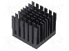 Radiator extrudat, aluminiu, 29mm x 29mm, negru, Advanced Thermal Solutions - ATS-55290W-C1-R0