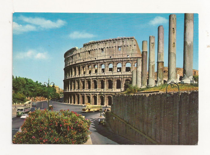 FA51-Carte Postala- ITALIA - Roma, Il Colosseo, necirculata 1968