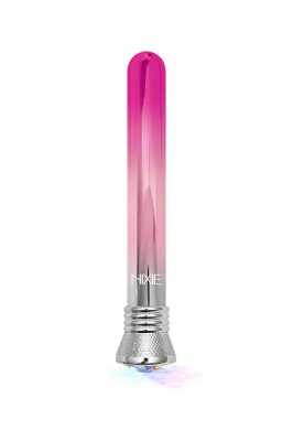 Vibrator Clasic Nixie Ombre Pink Glow 10 Moduri Vibratii 17.8 cm foto