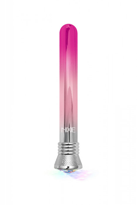 Vibrator Clasic Nixie Ombre Pink Glow 10 Moduri Vibratii 17.8 cm