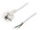 Cablu Electric Alb 3x1,5mm2 PVC 4m 16A 250V