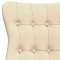 Scaun de relaxare, crem, material textil - 6