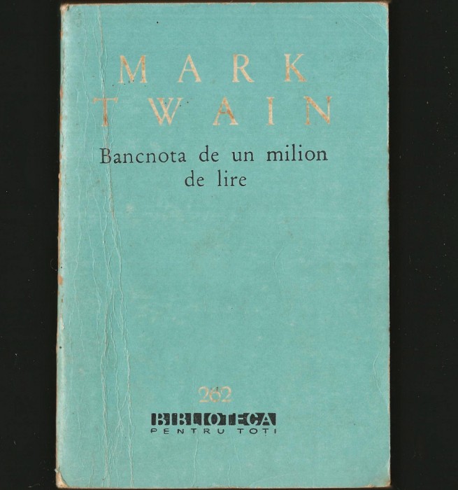 BANCNOTA DE UN MILION DE LIRE - MARK TWAIN - BPT