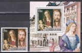Mauritania 1984 - Pictură de Albrecht D&uuml;rer, Timbru + Colita, MNH, Nestampilat