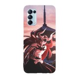 Husa compatibila cu Oppo A52, Viceversa, model Hollow Ichigo Bleach, Silicon, TPU, Transparent, Carcasa