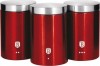 Set 3 recipiente condimente Berlinger Haus din inox &ndash; Colectia Metallic Burgundy Line