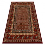 Covor de l&acirc;nă KASHQAI 4301 300 oriental, cadru teracotă / verde, 240x340 cm