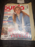 Revista de moda BURDA-originala-luna 12/1995,de colectie,in Germana,supli.Romana