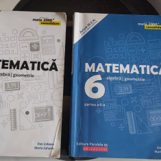 MATEMATICA ALGEBRA GEOMETRIE PARTEA I SI II , DAN ZAHARIA PARALELA 45