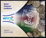 RO 2007 LP 1778 &quot;EFIRO 2008 (II) &quot;, colita 408 ,MNH