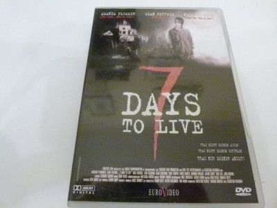 7 days to live,dvd foto