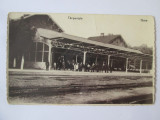 Carte Postala Targoviste: Gara, Foto Scrisa 1939, Muntenia, Romania