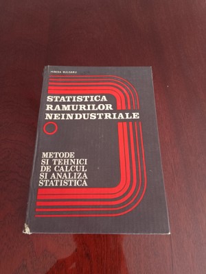 MIRCEA BULGARU - STATISTICA RAMURILOR INDUSTRIALE foto