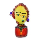 Cap de femeie-figurina din sticla Murano MG-200