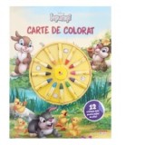 Disney Iepurasi. Carte de colorat. 12 creioane mici pentru maini de pitici