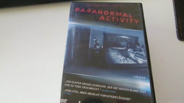 paranormal activity -dvd