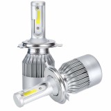 Kit 2 Becuri Auto MRG MC6, Tehnologie Led, Model H4, 36W C561, Universal