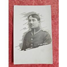 Fotografie tip carte postala, sublocotenet, 1919