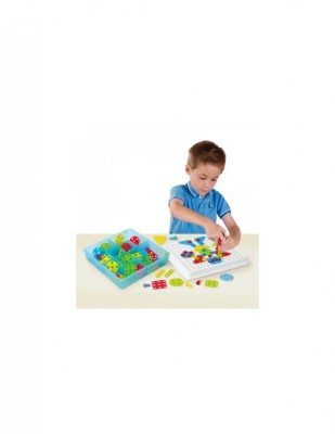 Joc constructii Mosaic Art cu 180 de piese Miniland foto
