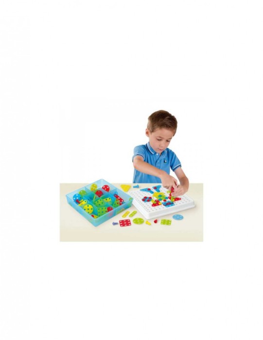 Joc constructii Mosaic Art cu 180 de piese Miniland
