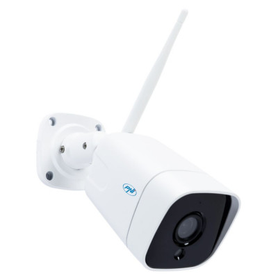 Camera supraveghere video PNI House IP55 5MP wireless cu IP, stand-alone, de exterior si interior si slot microSD, mod noapte foto